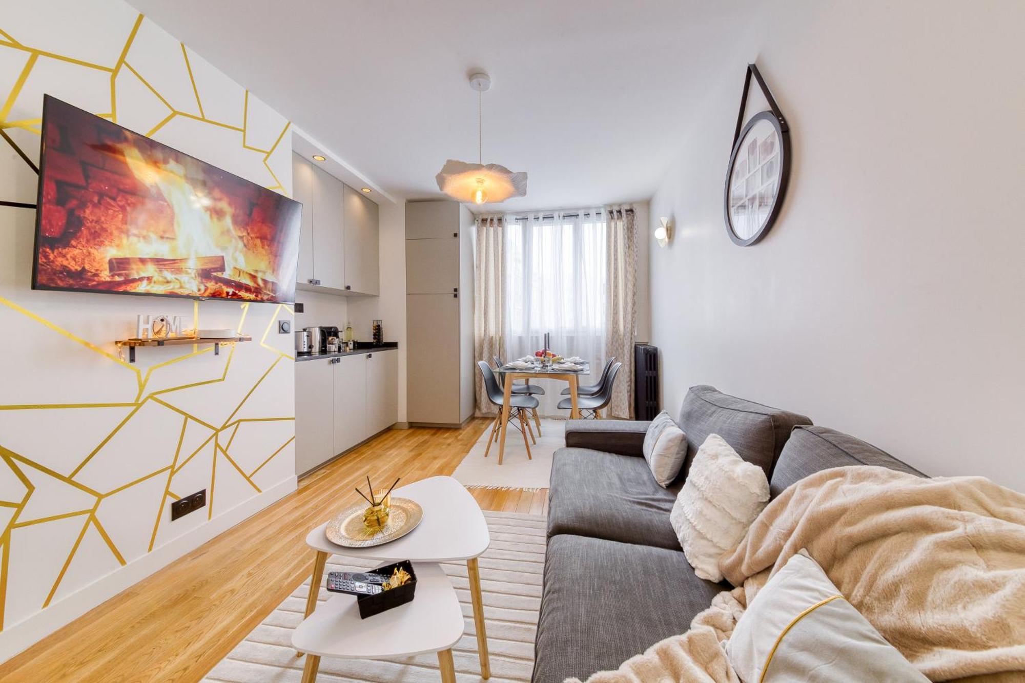 L'Audace T2 Refait A Neuf A Vanves Esterno foto